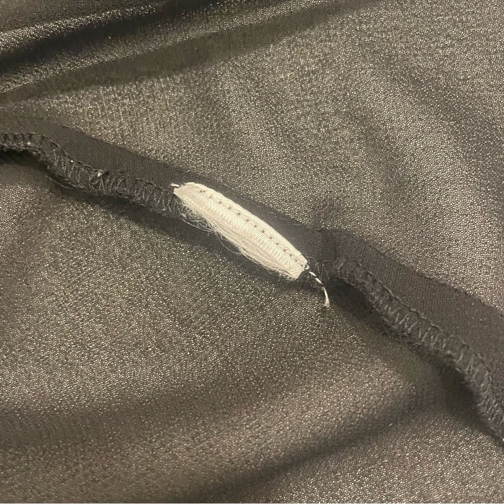 Love Sam Black Embroidered Blouse, size XS. No tag for material. Pre-owned. - Picture 7 of 11